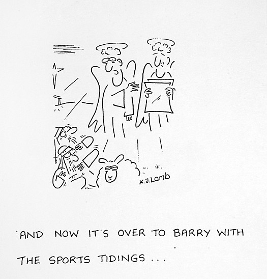 And Now It's over to Barry with the Sports Tidings...