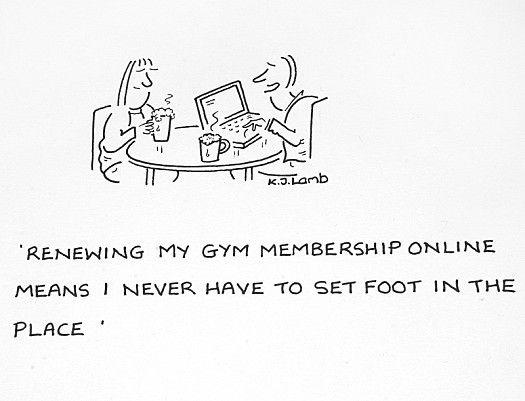 Renewing My Gym Membership Online Means I Never Have to Set Foot In the Place
