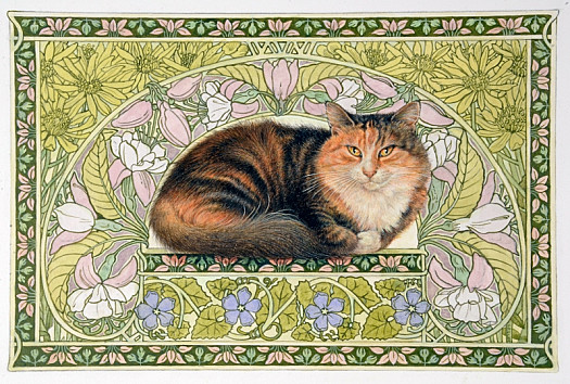 Jemima Fraser with Art Nouveau Fuchsia