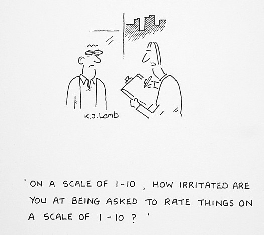 On a Scale of 1-10, How Irritated Are You At Being Asked to Rate Things On a Scale of 1-10?