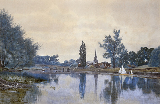 Wallingford from the River Thames