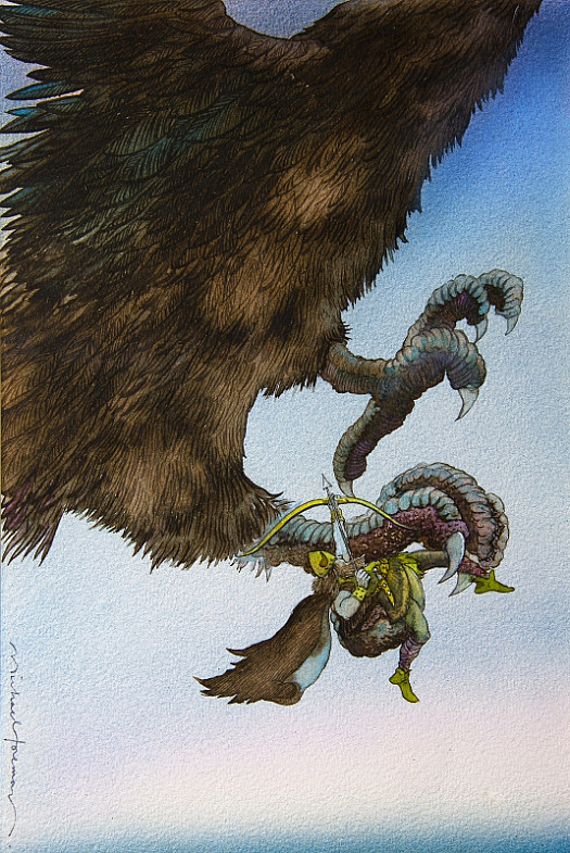 The Bird Swooped Low over Where Ragnar Forkbeard Was Standing, and Snatched Him Up In Its Monstrous Claw