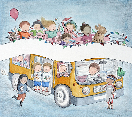 The Bus Is For Us! (Front Cover Illustration)