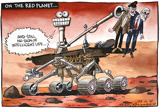 On the Red Planet...