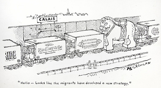Hullo &ndash; Looks Like the Migrants Have Developed a New Strategy