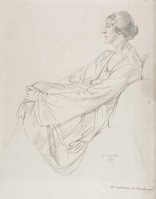 Mary Amelia Wollaston, Facing Left