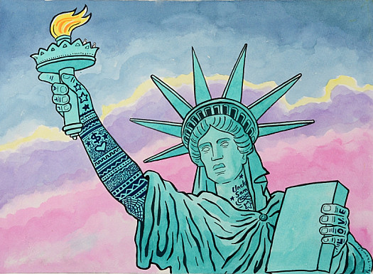 Statue of Tattooed Liberty
